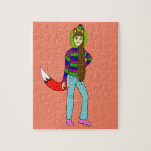 vossenmeisje legpuzzel