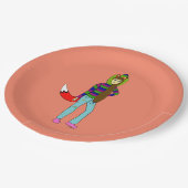 vossenmeisje papieren bordje (Gekanteld)