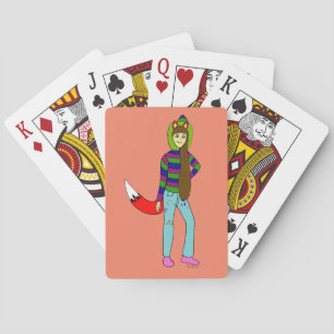 vossenmeisje pokerkaarten