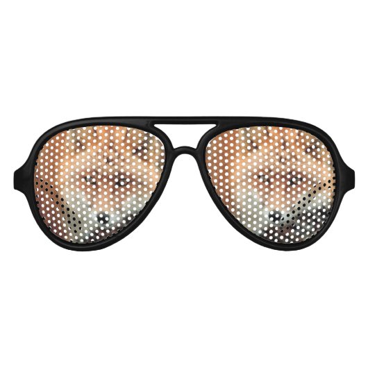 vossensoort aviator zonnebril (Voorkant)