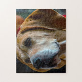 Vosshond Hond. Legpuzzel (Verticaal)