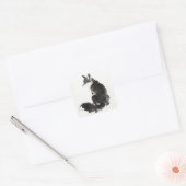 Vosstickers Vierkante Sticker (Envelop)