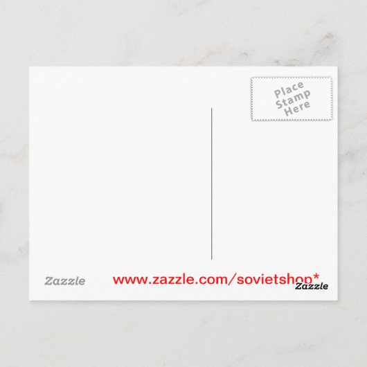 Vostok Briefkaart (Achterkant)