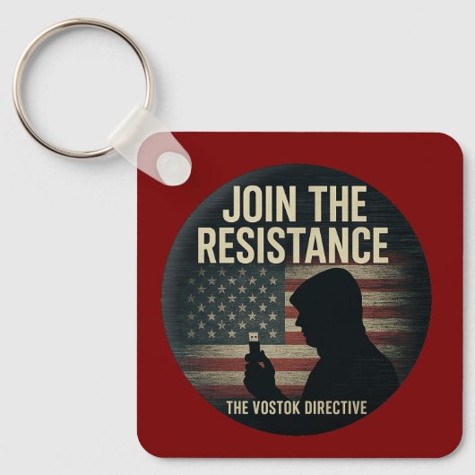 Vostok JOIN THE RESISTANCE keychain (Voorkant)