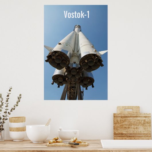 Vostok, Vostok-1 Poster (Keuken)