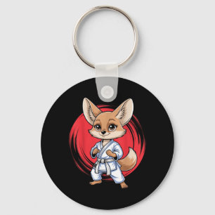 Vosvechter Martial Arts Karate Jiu-Jitsu Judo Sleutelhanger