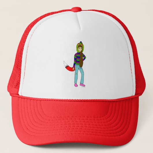 vosvrouw trucker pet (Voorkant)