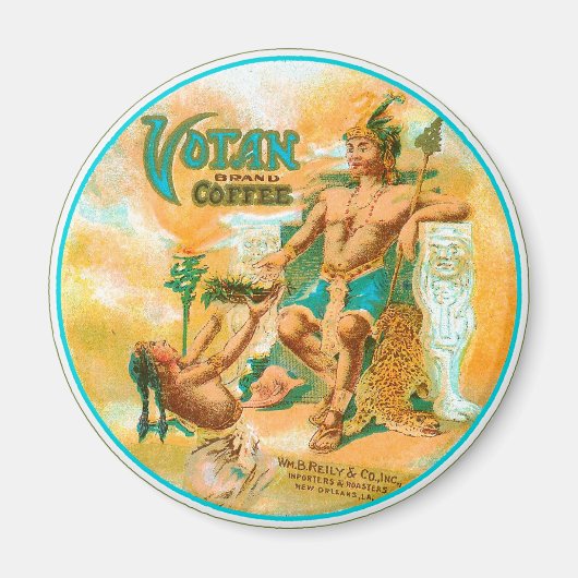 Votan Coffee Magneet (Voorkant)