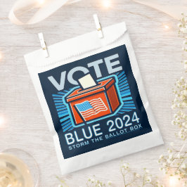 Vote Blue 2024 Ballot Box Presidential Favor Bags Bedankzakje