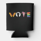 VOTE Books Uterus LGBT Support Blikjeskoeler (Voorkant)