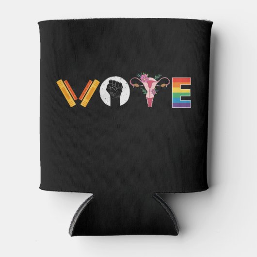 VOTE Books Uterus LGBT Support Blikjeskoeler (Voorkant)