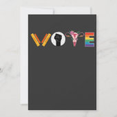 VOTE Books Uterus LGBT Support Kaart (Voorkant)