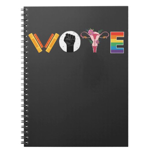 VOTE Books Uterus LGBT Support Notitieboek (Voorkant)