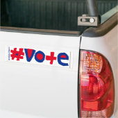 #vote Bumpersticker/Red White en Blue Bumpersticker (Op Truck)