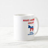 Vote Democrat Pro-Democracy Coffee Mug Koffiemok (Voorkant rechts)
