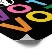 Vote Equality Progress-Sticker 1 Poster (Hoek)