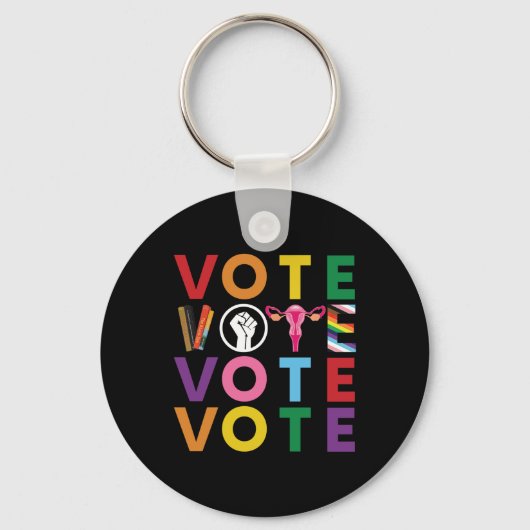 Vote Equality Progress-Sticker 1 Sleutelhanger (Voorkant)
