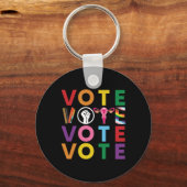 Vote Equality Progress-Sticker 1 Sleutelhanger (Voorkant)
