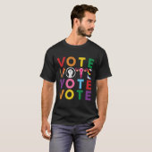 Vote Equality Progress-Sticker 1 T-shirt (Voorkant volledig)