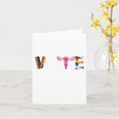 Vote Equality Progress Sticker Kaart (Gele Bloem)
