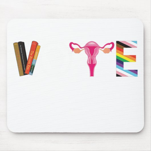 Vote Equality Progress Sticker Muismat (Voorkant)