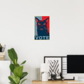 VOTE, featuring Manny Halloween Cat Poster (Thuiskantoor)
