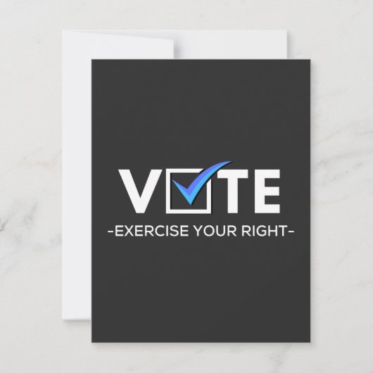 Vote (film) bedankkaart (Voorkant)