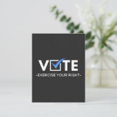 Vote (film) bedankkaart (Staand voorkant)