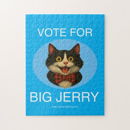 Vote for Big Jerry puzzle Legpuzzel (Verticaal)