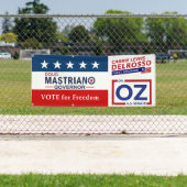 Vote for Freedom with Mastriano, DelRosso & Dr. OZ Spandoek (Insitu)