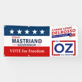 Vote for Freedom with Mastriano, DelRosso & Dr. OZ Spandoek