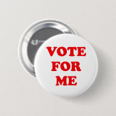 Vote For Me Button (Voorkant /achterkant)