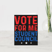 Vote For Me Student Council  Kaart (Voorkant)