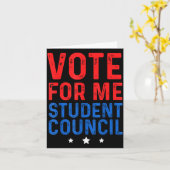 Vote For Me Student Council  Kaart (Gele Bloem)