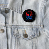 Vote For Me Student Council  Ronde Button 5,7 Cm (In situ)