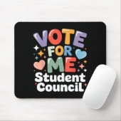 Vote For Me Student Council Vibes School Election  Muismat (Met muis)