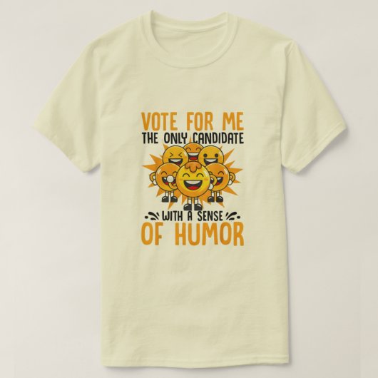 Vote for Me Student Council Vibes School T-shirt (Design voorkant)