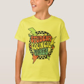 Vote for Me Student Council Vibes School T-shirt (Voorkant)