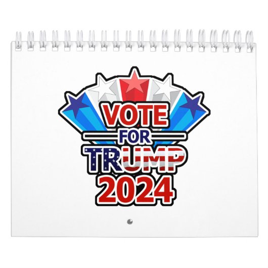 Vote for Trump 2024 Stars Kalender (Hoes)