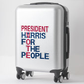 Vote Harris | President voor het volk Sticker (Koffer)