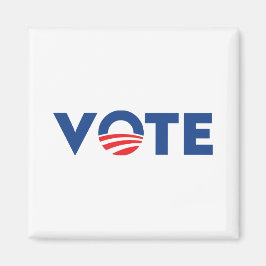 Vote hope red white and blue typography democrat magneet