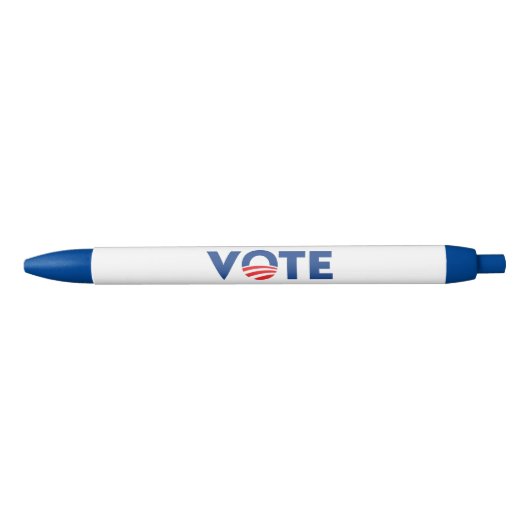 Vote hope red white and blue typography democrat zwarte inkt pen (Voorkant)