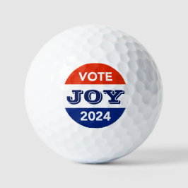 Vote Joy 2024 Harris Walz Golfballen