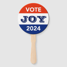 Vote Joy 2024 Harris Walz Handwaaier