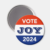 Vote Joy 2024 Harris Walz Magneet (Voorkant / Achterkant)