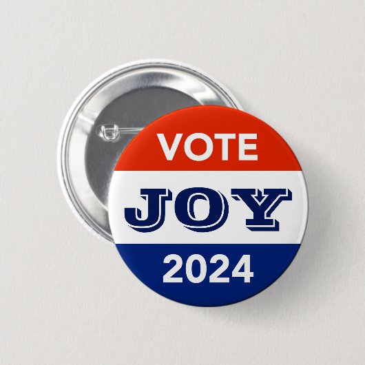 Vote Joy 2024 Harris Walz Ronde Button 5,7 Cm (Voorkant /achterkant)