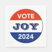 Vote Joy 2024 Harris Walz Servet (Voorkant)