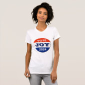 Vote Joy 2024 Harris Walz T-shirt (Voorkant volledig)