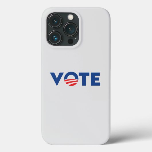 Vote modern hope typography democrat light gray Case-Mate iPhone case (Achterkant)