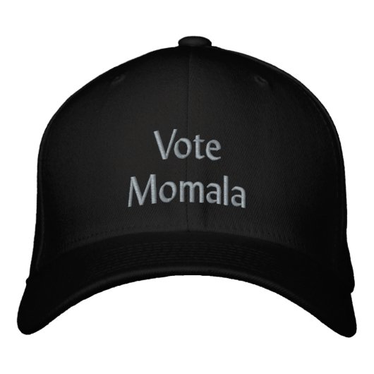 Vote Momala Geborduurde Pet (Voorkant)